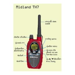 วิทยุสื่อสาร MIDLAND-TH7