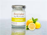 SenOdos เทียนหอมอโรม่า Lemon Scented Soy Candle Aromatherapy 45 g. - กลิ่นเลมอนแท้ 