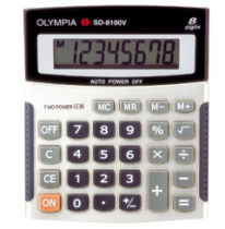  เครื่องคำนวณแบบกึ่งตั้งโต๊ะ   OLYMPIA SD 8100 V