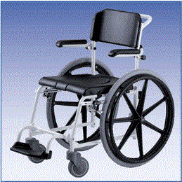 วีลแชร์ Wheelchair MEYRAสำหรับใช้อาบน้ำและนั่งถ่าย