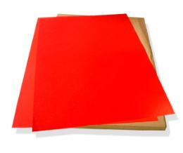 กระดาษสีแดง 2 หน้า