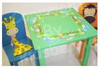 โต๊ะเด็ก Jungle เก้าอี้เด็ก 2 ตัว   