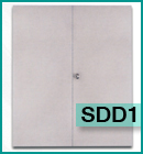 ประตูเหล็กบานเรียบทั้งบาน SDD1